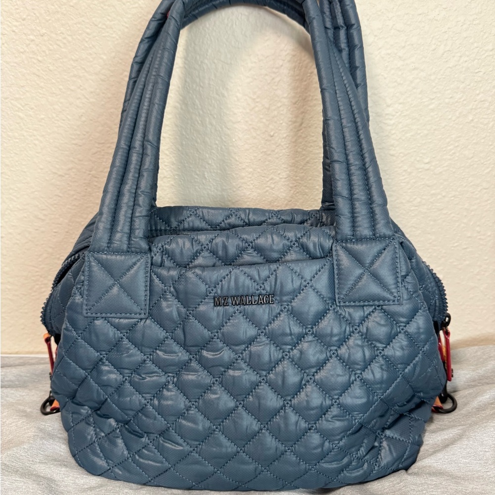 MZ Wallace Teal Blue Medium Sutton Deluxe